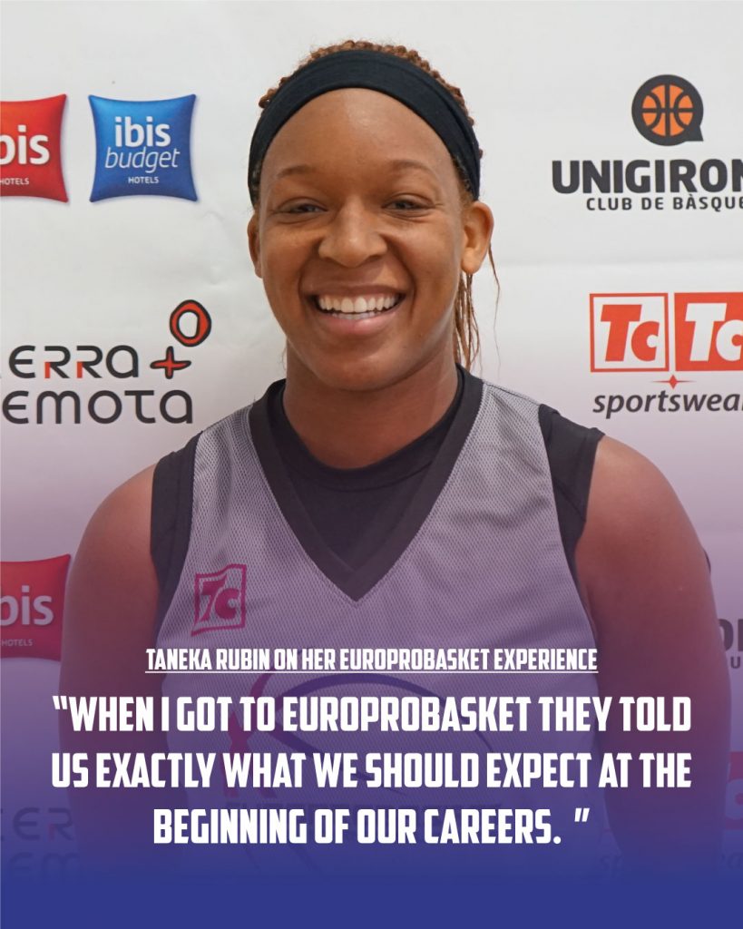 Taneka Rubin on Europrobasket