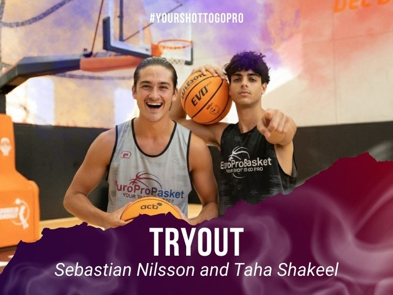 Sebastian Nilsson and Taha Shakeel Tryout