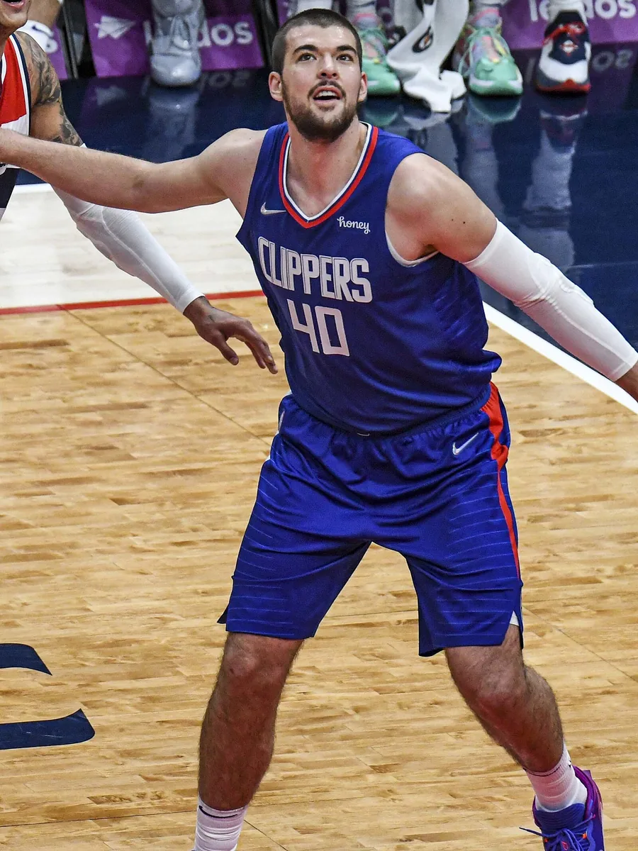 Ivica Zubac of the Indiana Pacers, pictured with the LA Clippers in 2022