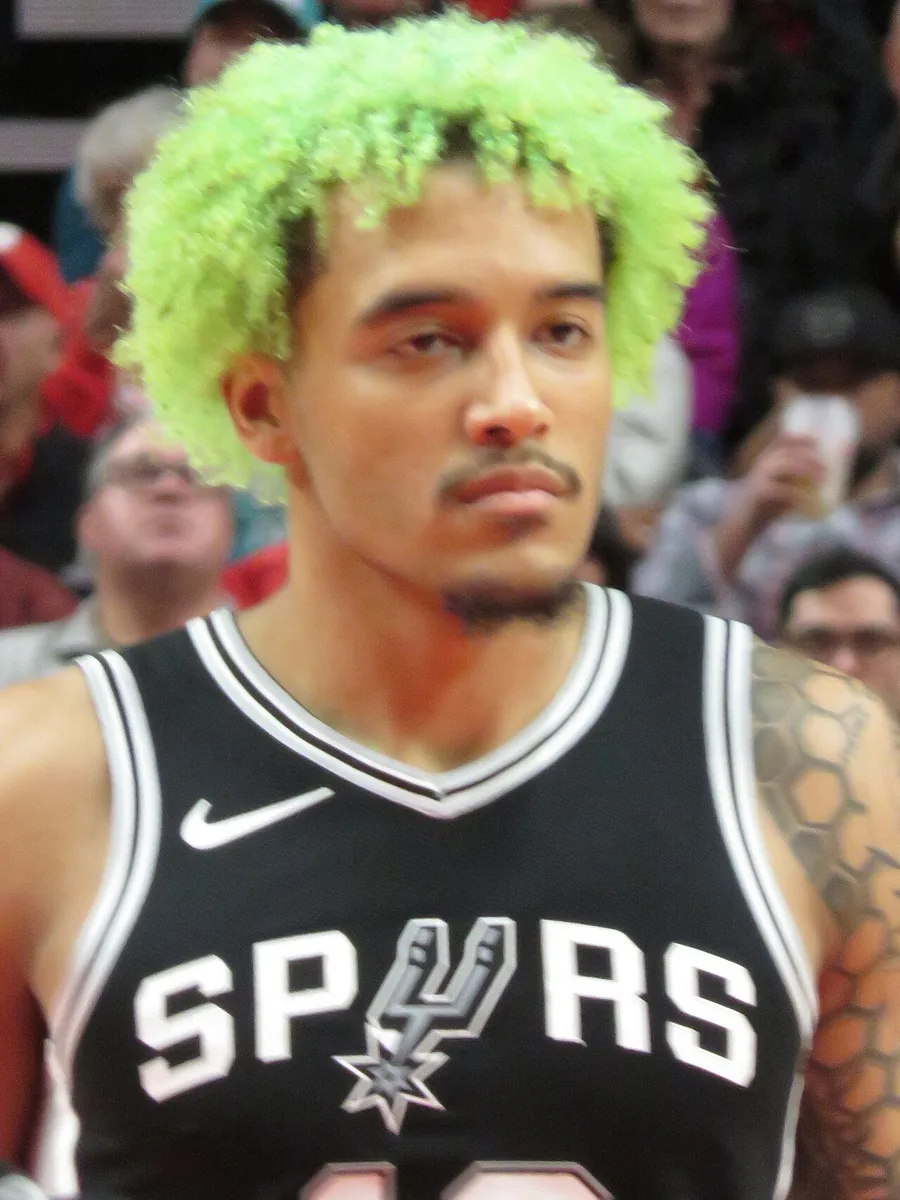Jeremy Sochan of the Portland Trail Blazers, pictured with the San Antonio Spurs in 2024