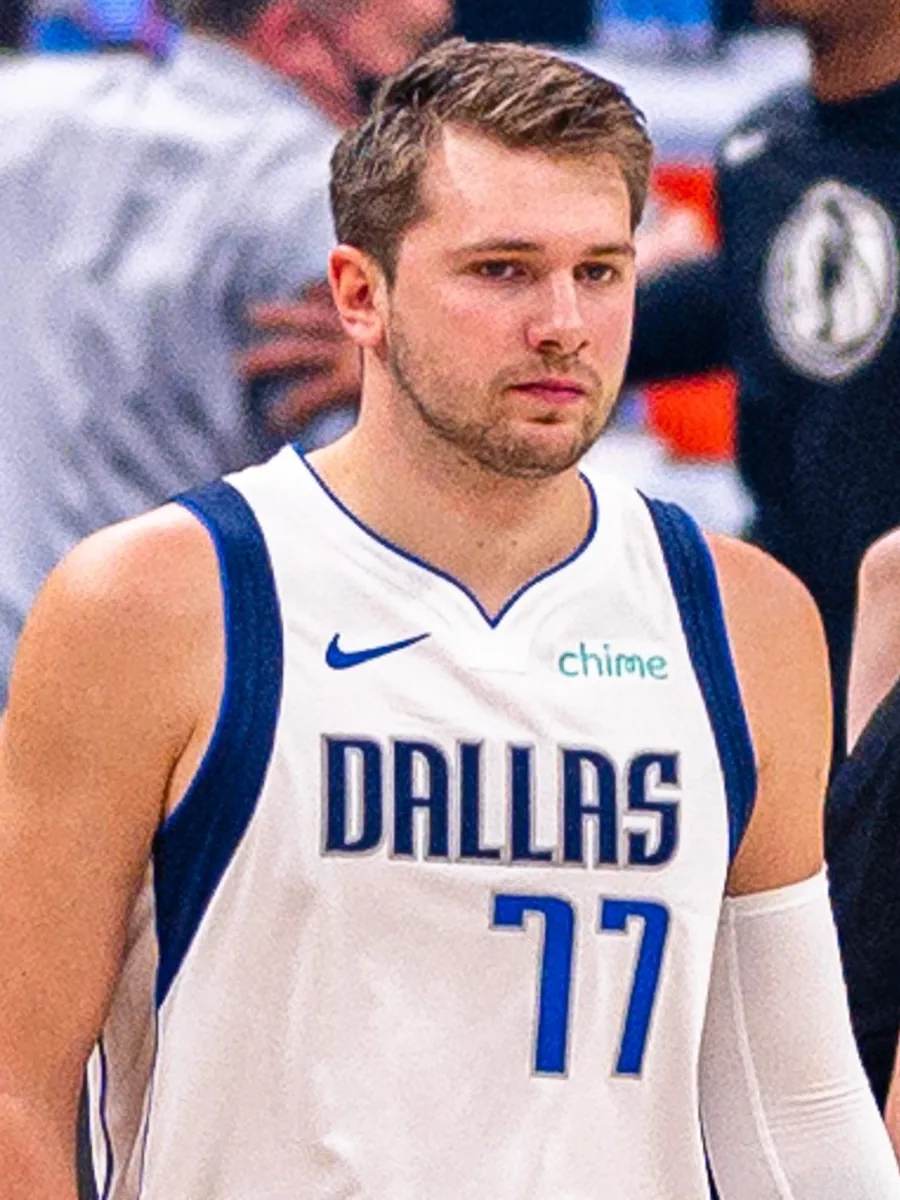 Luka Doncic of the Los Angeles Lakers, pictured with the Dallas Mavericks in 2021