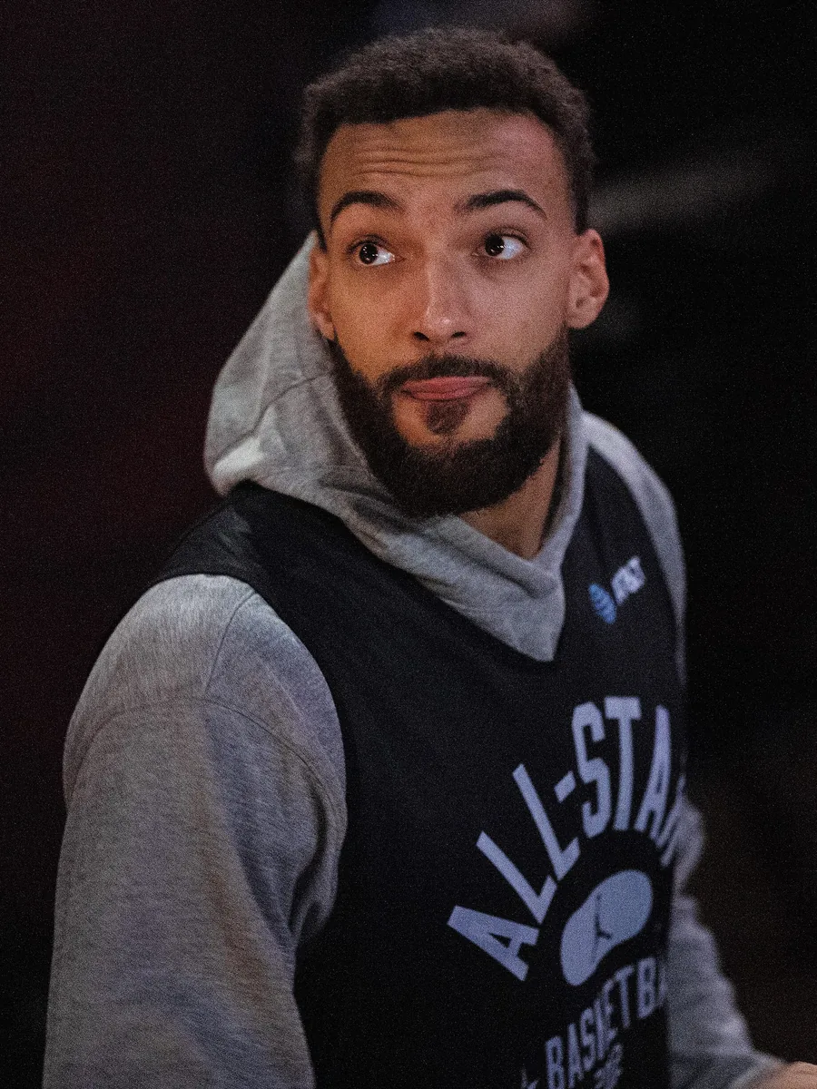 Rudy Gobert of the Minnesota Timberwolves, pictured at the 2022 NBA All-Star Weekend